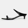 Source Unknown Pisa Toe Ring Strass Pantoletten, Schwarz | Schuhe & Taschen