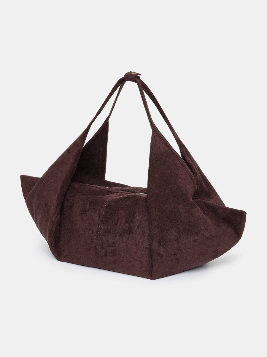 Source Unknown Grose Gluckskeks-Tasche, Wildlederbraun | Schuhe & Taschen