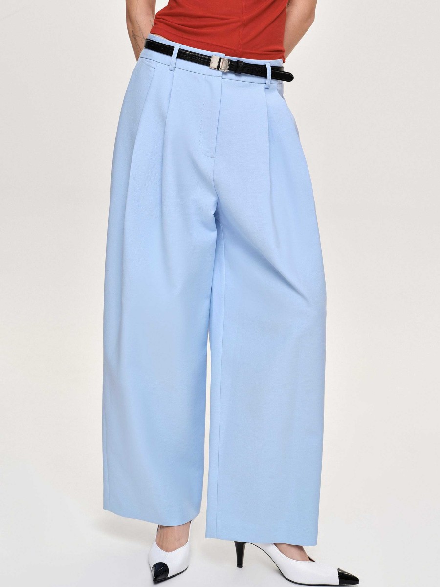 Source Unknown Biesenhose Mit Weitem Bein, Eisblau | Unterteile