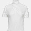 Source Unknown Daye Cross Neck T-Shirt, Weis | Oberteile