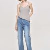 Source Unknown Relaxed Straight Jeans, Mittlere Waschung | Denim