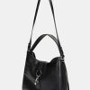 Source Unknown Hobo-Tasche Aus Leder, Schwarz | Kleidung