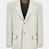 Source Unknown Hayk Ubergroser Boyfriend-Blazer, Creme | Zubehor