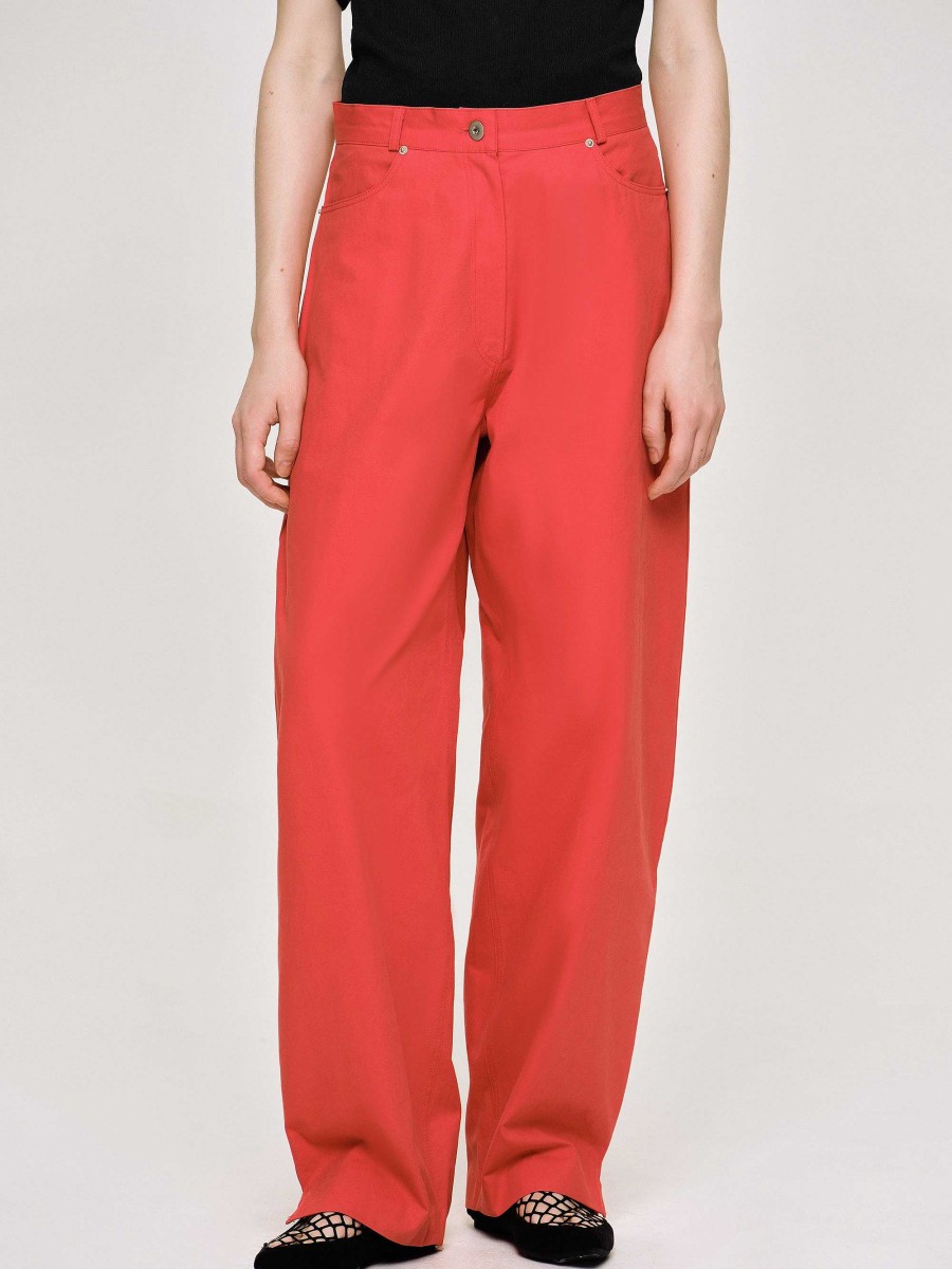 Source Unknown Hose Mit Weitem Bein, Rot | Kleidung