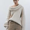 Source Unknown Becca Ubergroser High-Roll-Strickpullover, Birke | Zubehor