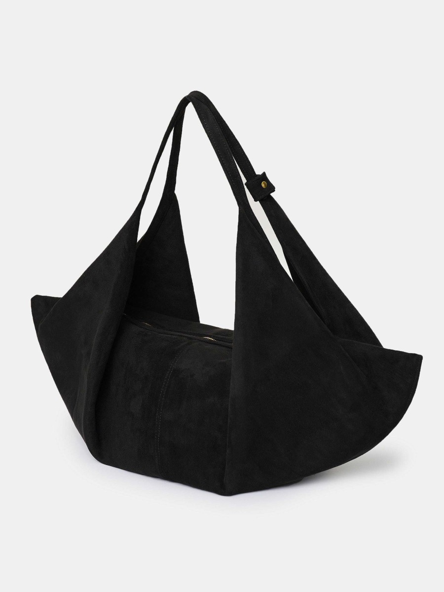 Source Unknown Grose Gluckskeks-Tasche, Wildleder Schwarz | Kleidung