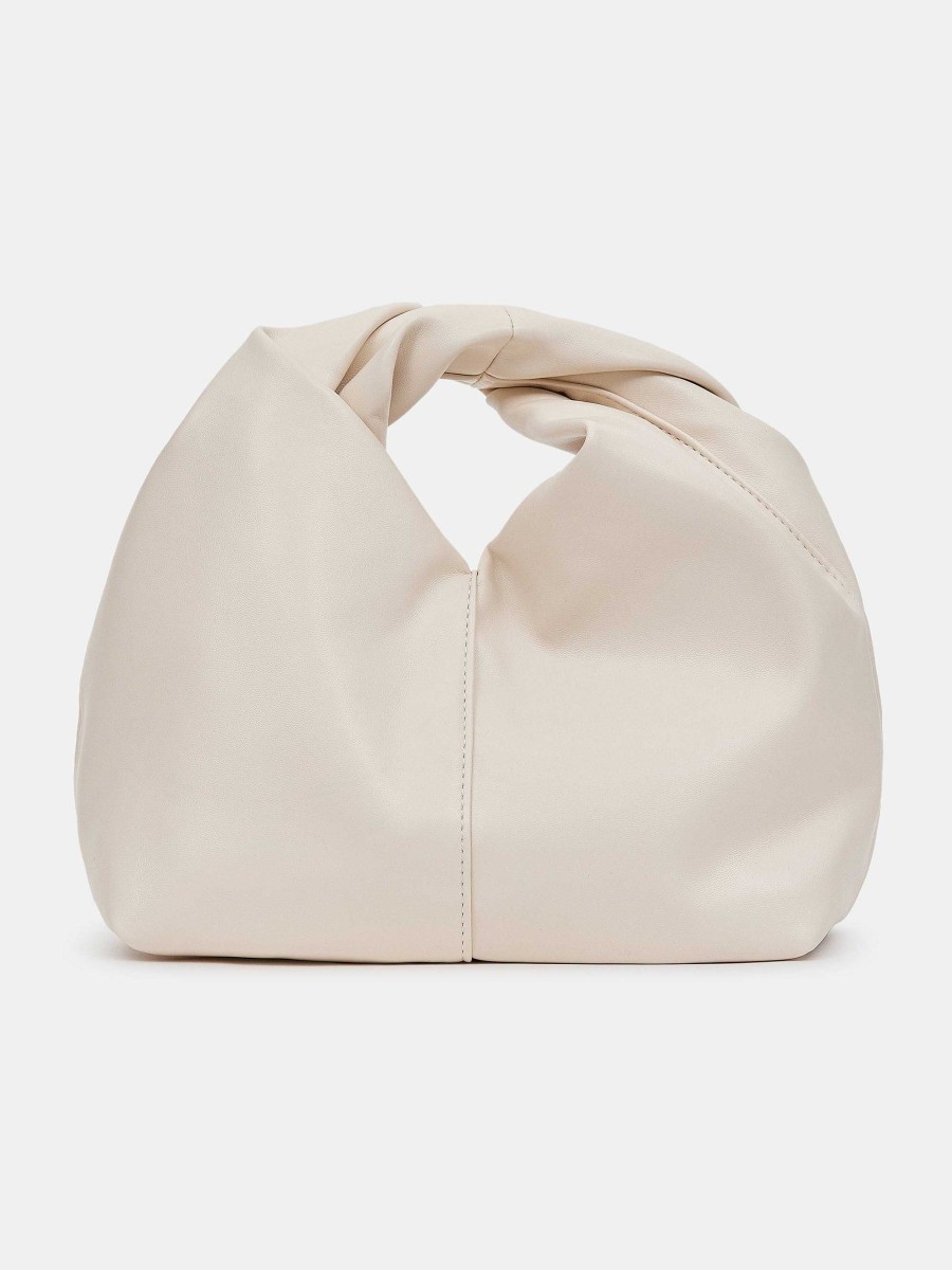 Source Unknown Mini-Twist-Tasche, Elfenbein | Kleidung