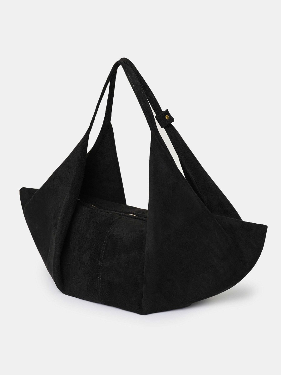 Source Unknown Grose Gluckskeks-Tasche, Wildleder Schwarz | Schuhe & Taschen