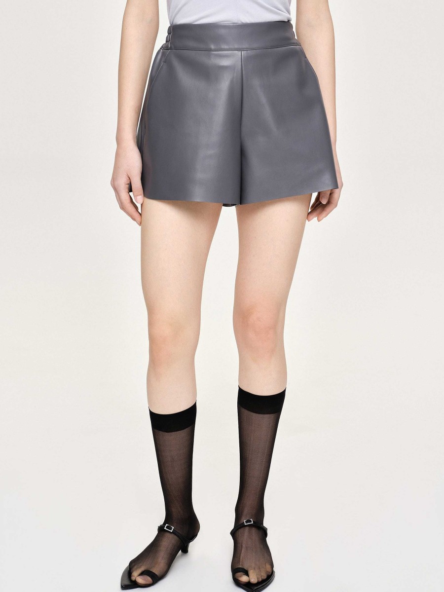 Source Unknown Kunstledershorts, Fossil Grey | Zubehor