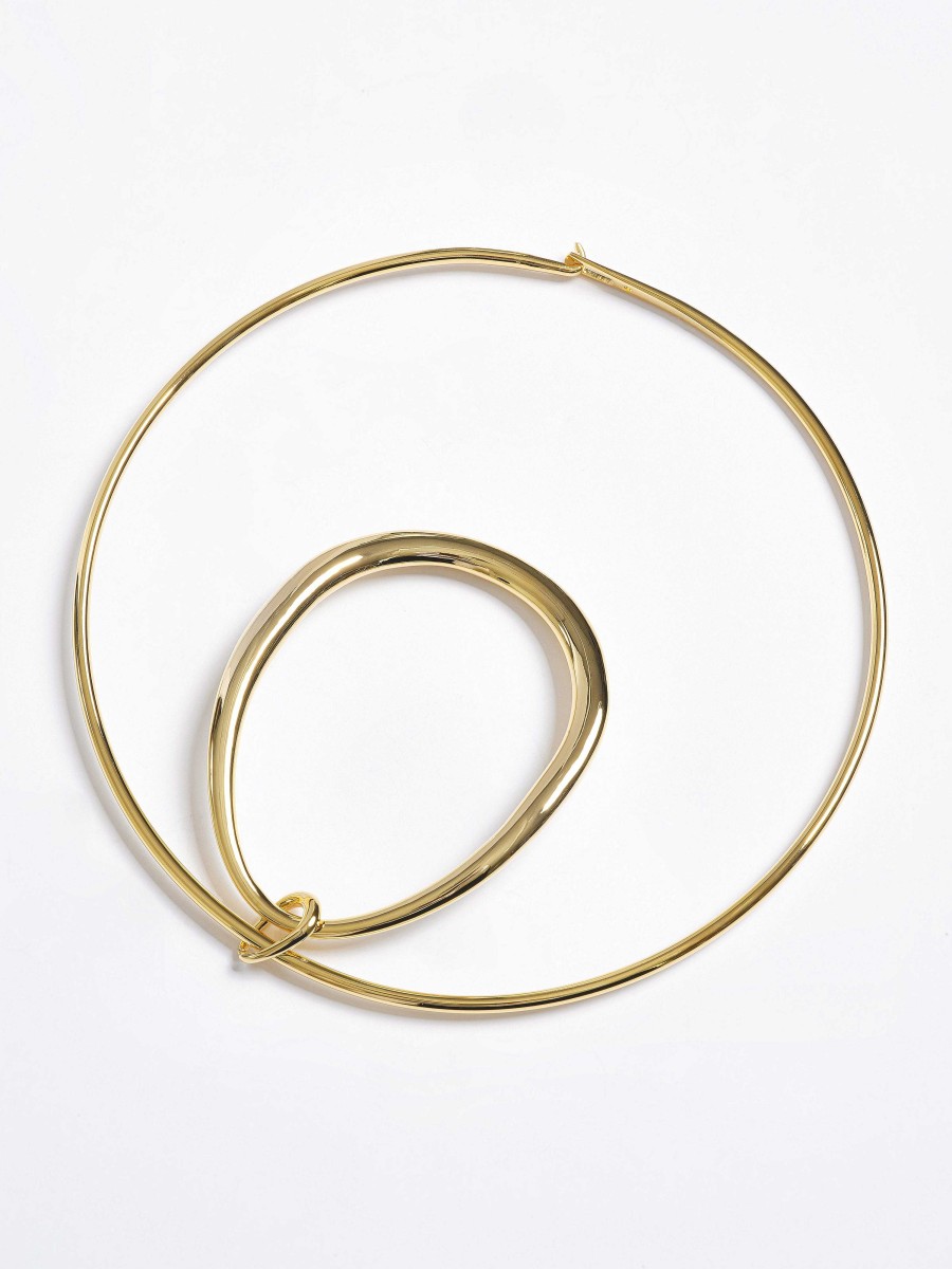 Source Unknown Loop-Halsband, Gold | Kleidung