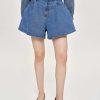 Source Unknown Ausgestellte Jeansshorts, Mittelblau | Kleidung