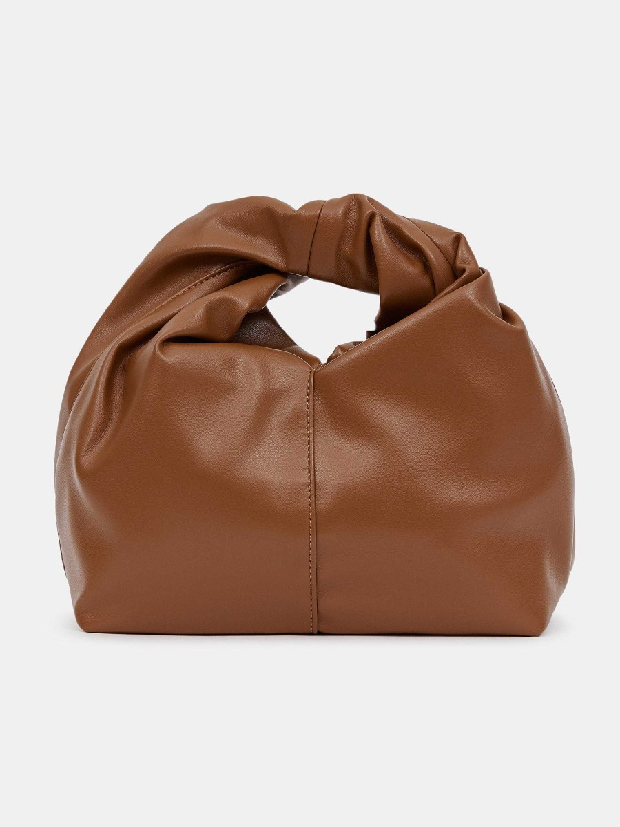 Source Unknown Mini-Twist-Tasche, Cognac | Kleidung