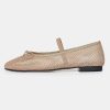 Source Unknown Mary Jane Mesh-Ballerinas, Taupe | Schuhe & Taschen