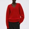 Source Unknown Pullover Aus Extrafeiner Wolle, Rot | Kleidung